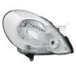 Buy 1502163 TYC 201399152 Headlight 2024 for RENAULT KANGOO online