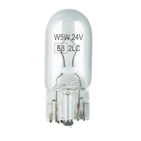 Gloeilamp, knipperlamp Transparant 5W, W5W, W2.1x9.5d, T10, Halogeen 01002 MERCEDES-BENZ VARIO Bus