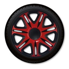 VW Tapacubos: J-TEC Nascar, Red Black J16112