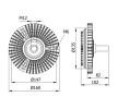 OEM Giunto di collegamento, Ventilatore radiatore MAHLE ORIGINAL CFC29000S