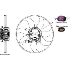Вентилатор за охлаждане на двигателя Артикул № CFF 170 000S 370,00 BGN