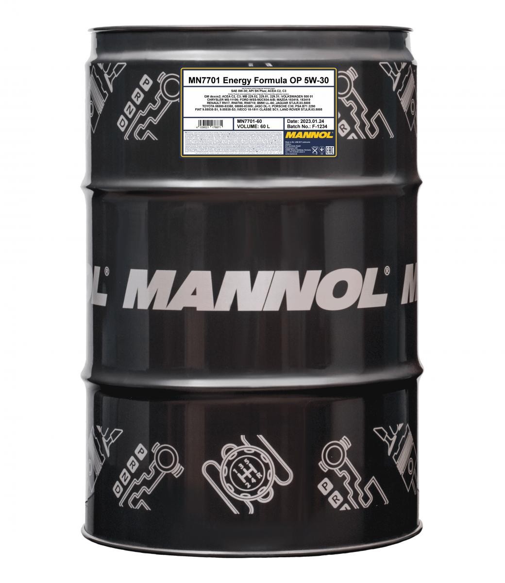MANNOL O.E.M., 7701 MN7701-60 Olio motore