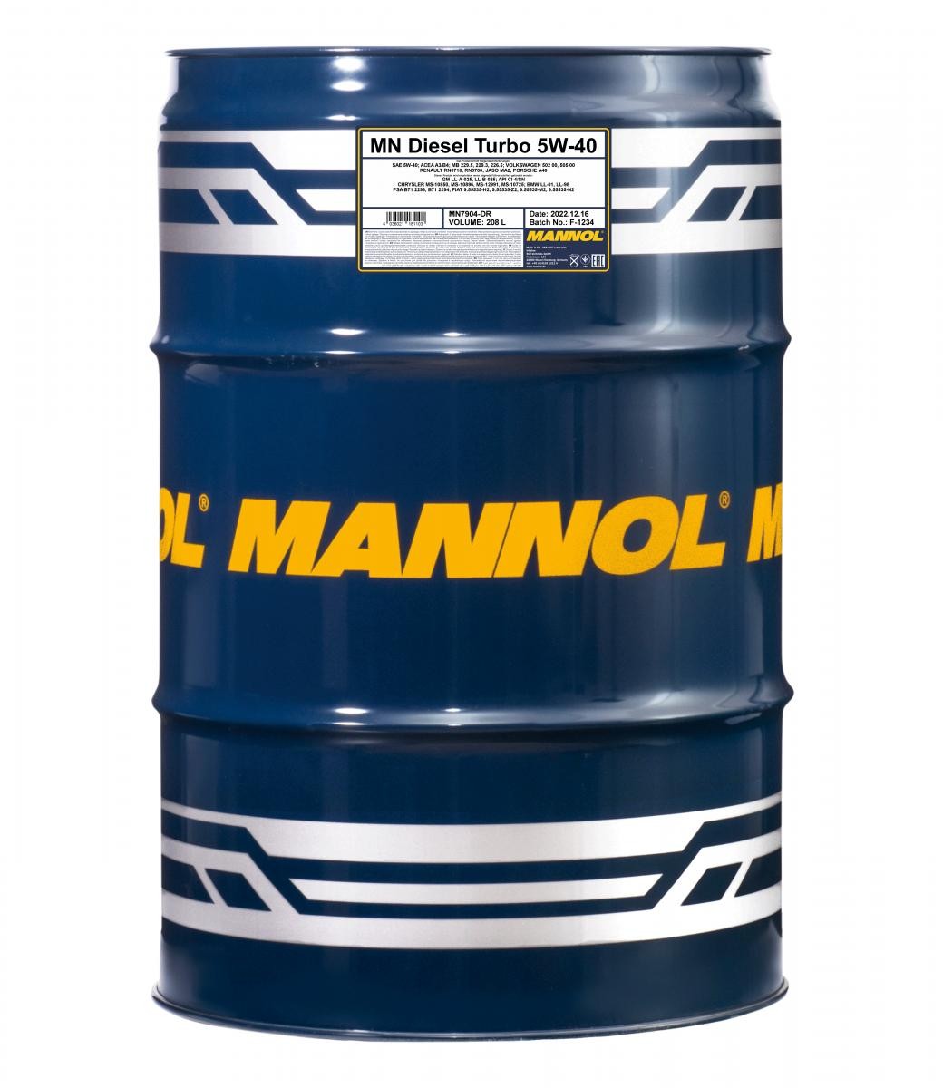 MANNOL DIESEL TURBO MN7904-DR Olio motore