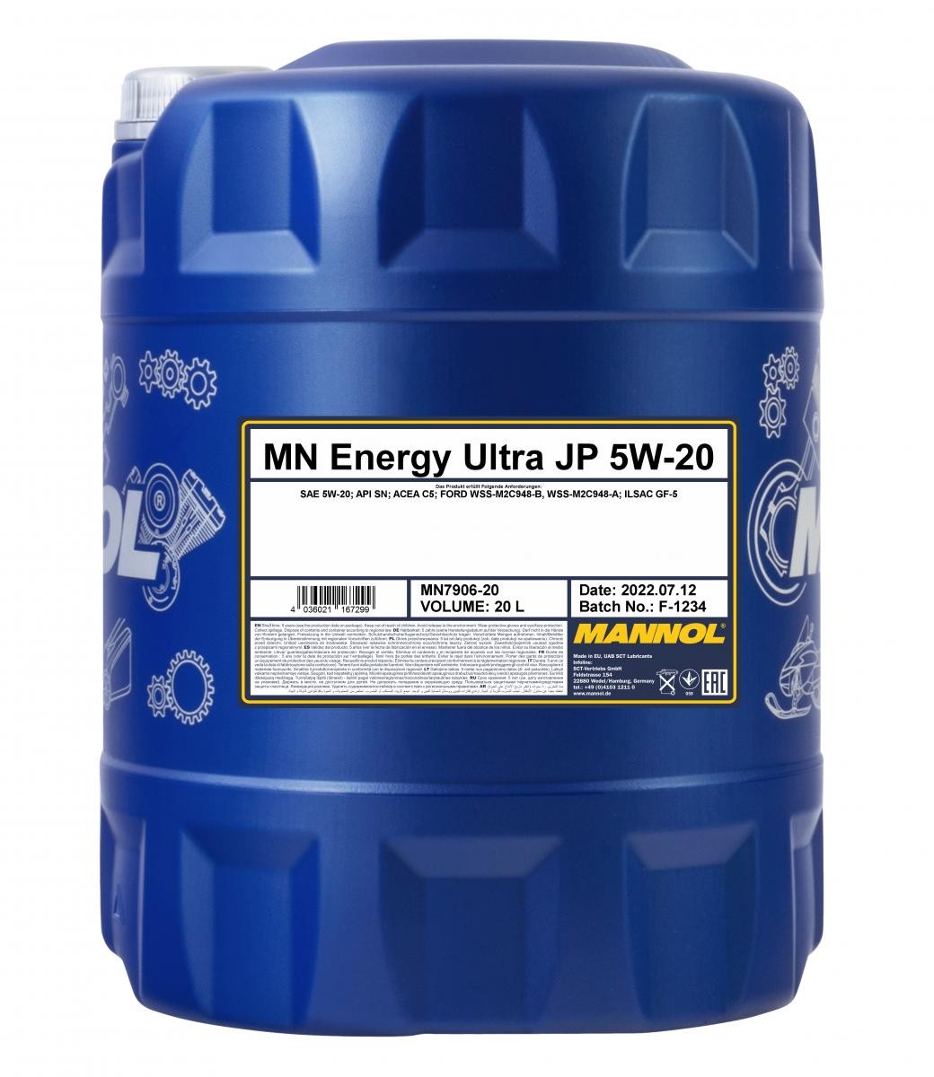 MANNOL ENERGY ULTRA JP MN7906-20 Motoröl