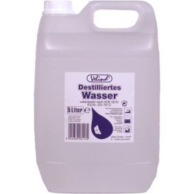 Agua destilada VELIND 31170 para auto (5L, Cisterna)