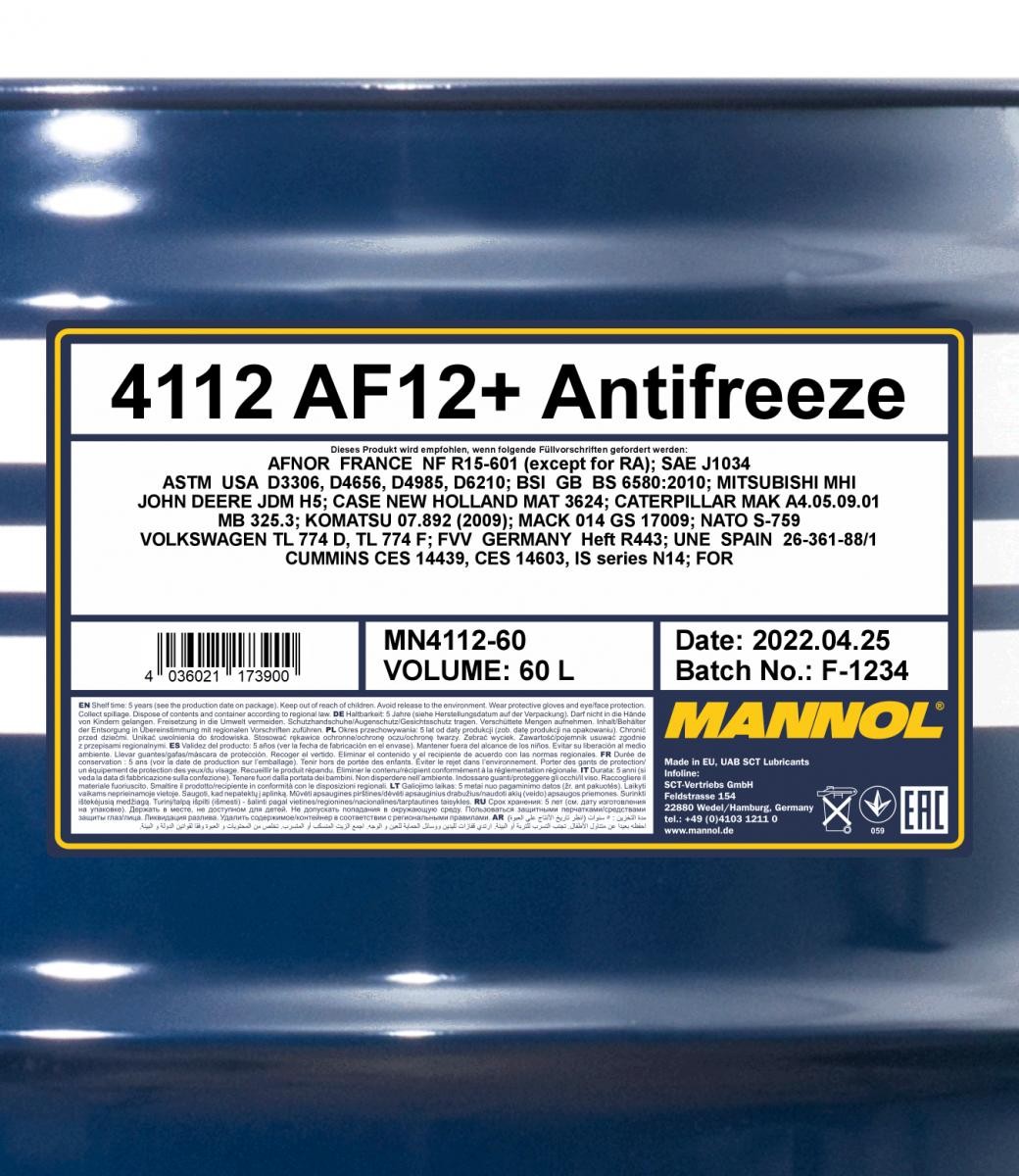 Kühlerfrostschutzmittel MANNOL MN4112-60 Bewertung