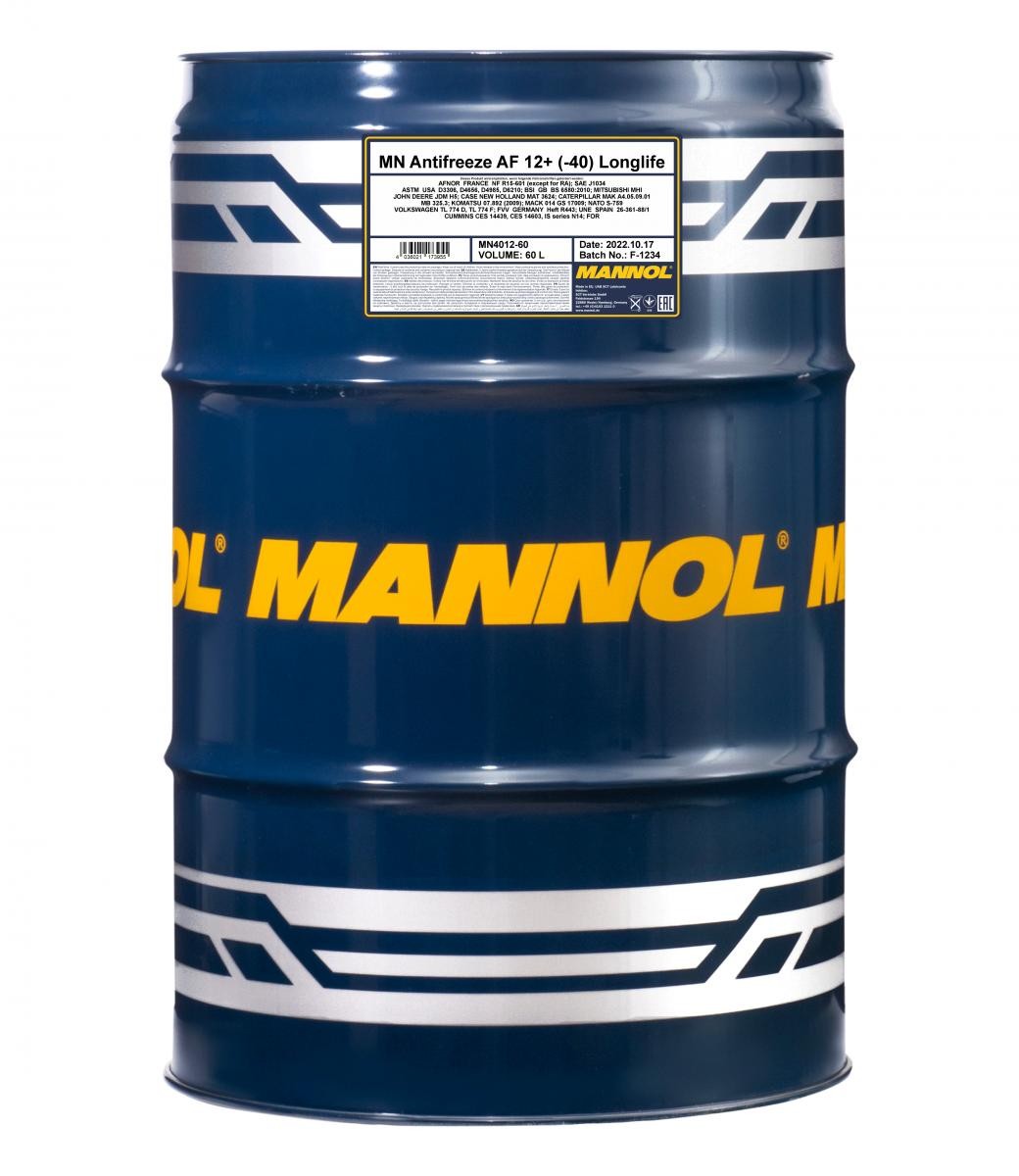 MANNOL AF12+ Longlife MN4012-60 Frostschutz Temperaturbereich von: -40°C, Spezifikation: G12