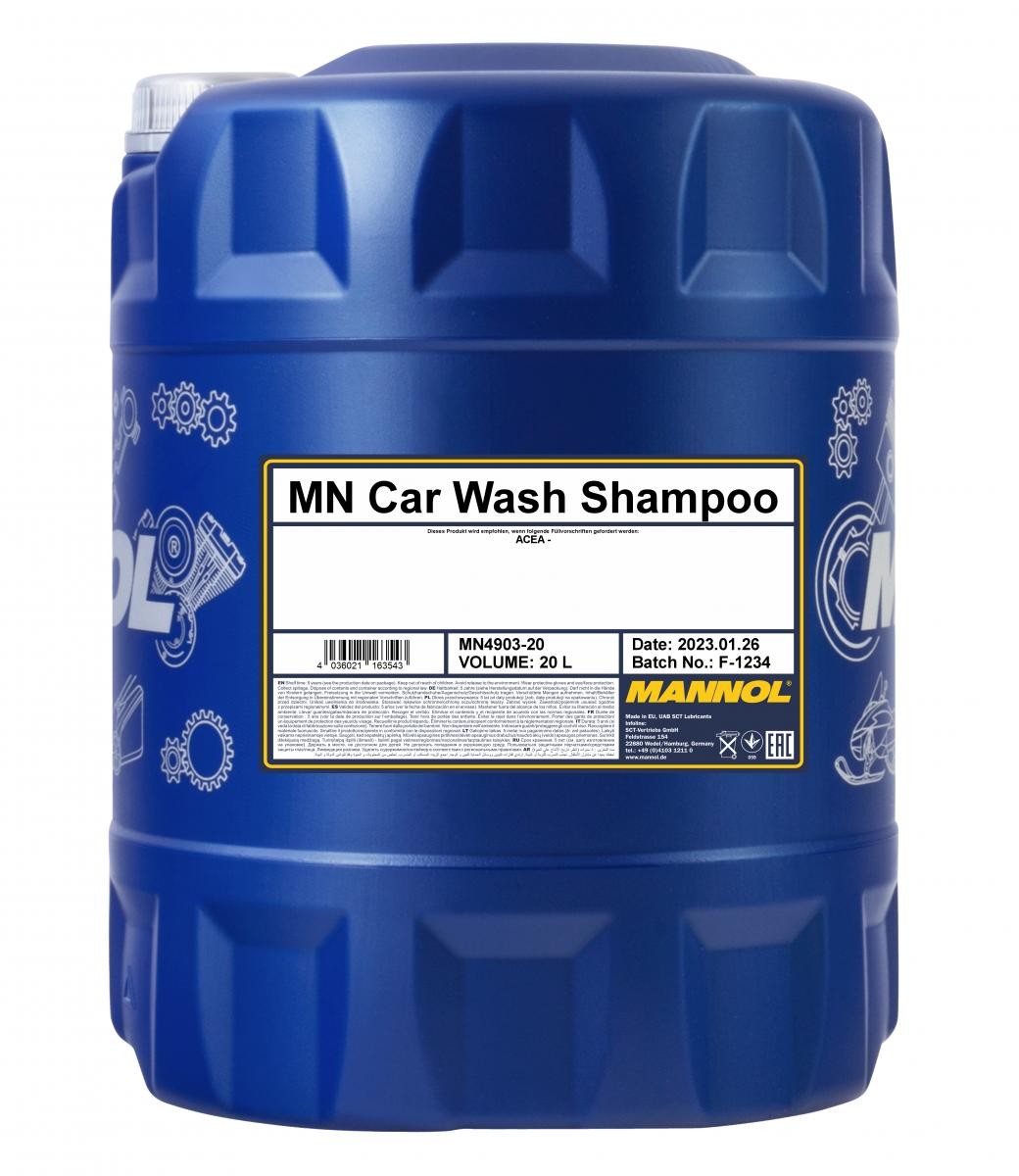 MANNOL Car Wash Shampoo MN4903-20 Detergente per vernice