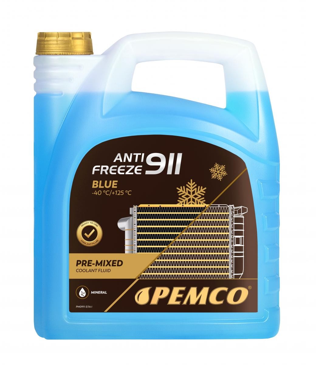 PM0911-5 PEMCO Antifreeze 911 -40 Kühlmittel G11 Blau, 5l PM0911-5