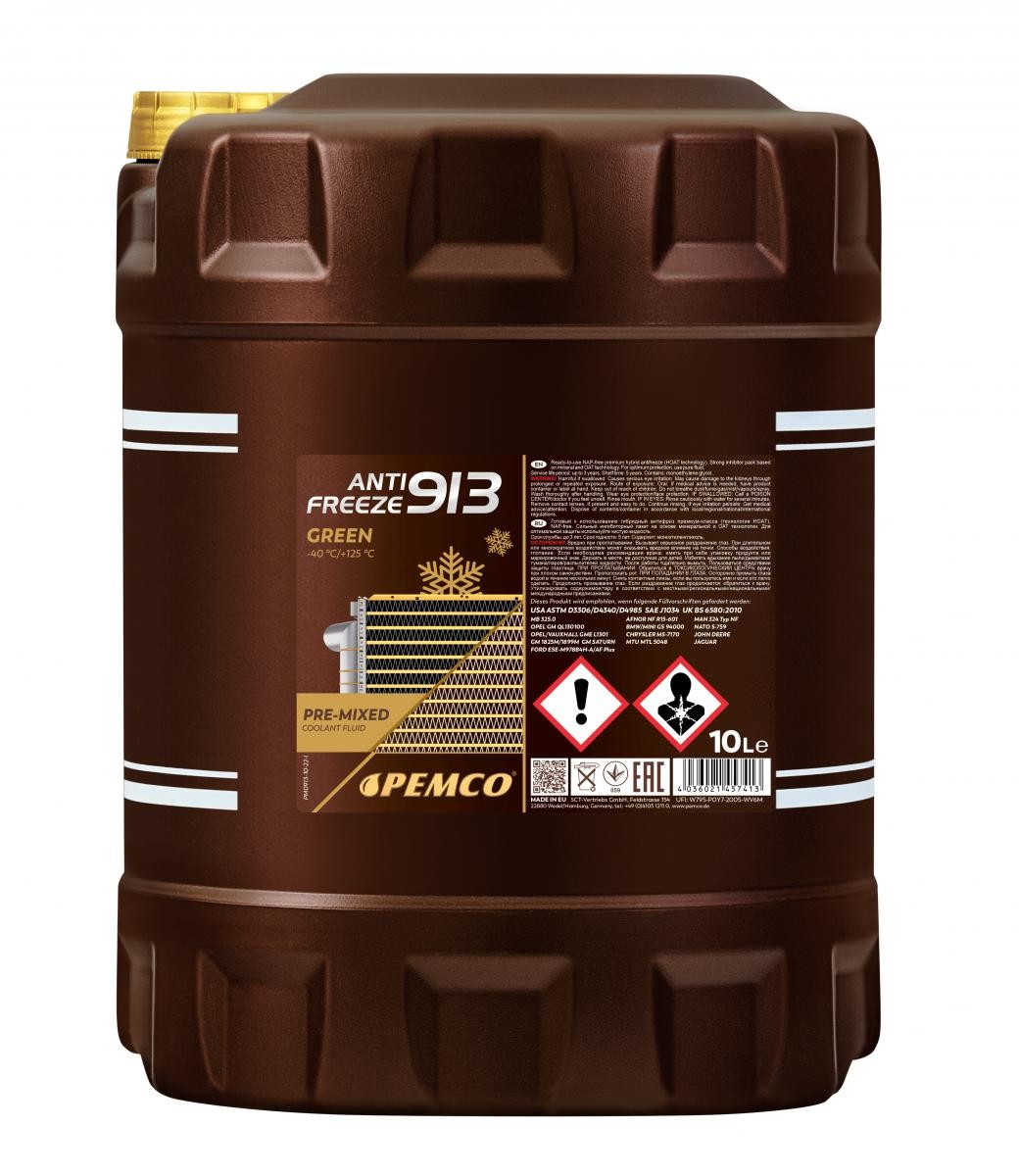 PEMCO Jäähdytinneste GM SATURN PM0913-10 Jäähdytysneste,Pakkasneste