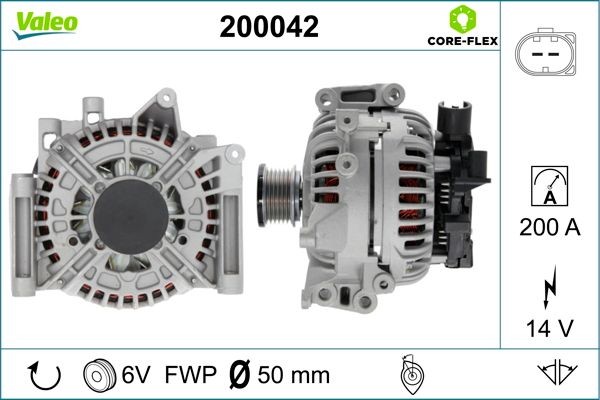 Generator 200042 VALEO 200042 in Original Qualität