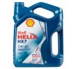 Automobilové oleje ALFA ROMEO - 550053770 SHELL Helix, HX7 5W-40, Obsah: 4l