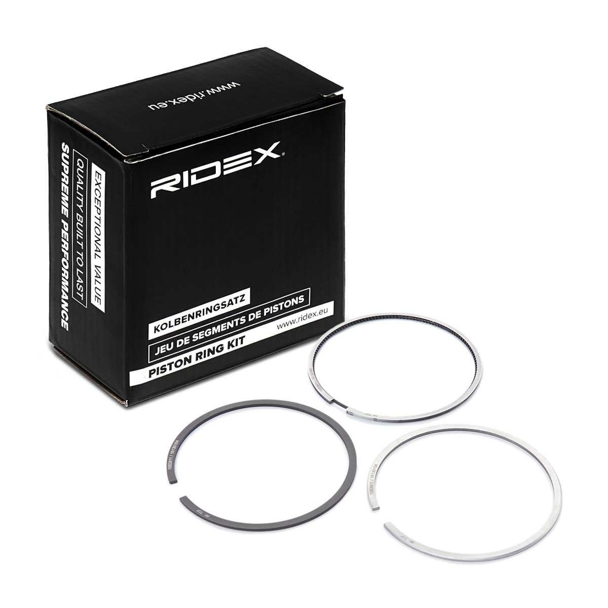 Image of RIDEX Kit Fasce Elastiche Ales. cilin.: 69,6mm 444P0091 OPEL,FIAT,PEUGEOT,Corsa D Schrägheck (S07),ASTRA J,Corsa E Schrägheck (X15),Meriva B (S10)009