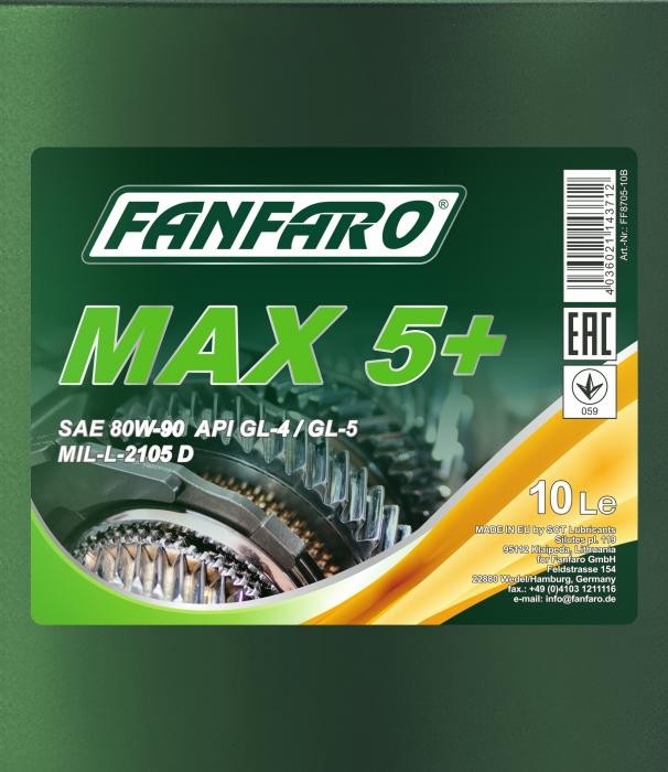 Schaltgetriebeöl FANFARO FF8705-10 Bewertung