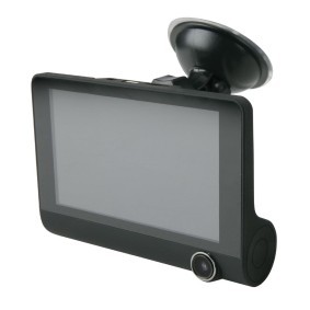 SCOSCHE DDVR2XFHD Caméra de voiture avec détecteur de mouvement 8099 4 Pouces, 1080p (Front), 720p (Interior), Angle de vue 140 (Front), 100 (Interior)°