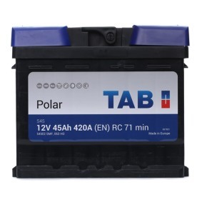TAB Starterbatterie 12V 45Ah 420A B13 DIN 54502 SMF Bleiakkumulator