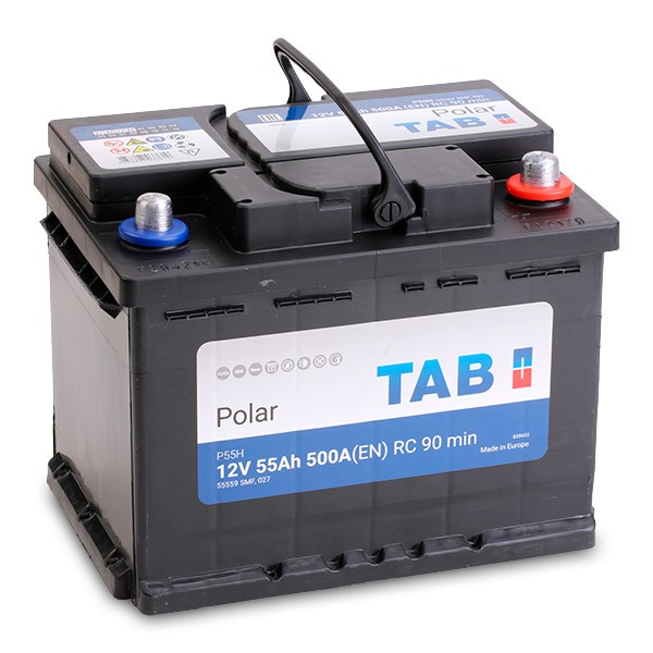 246455 TAB Polar 55559 Batterie 12V 55Ah 500A B13 L2 Batterie au plomb  55559, 55044 ❱❱❱ prix et expérience