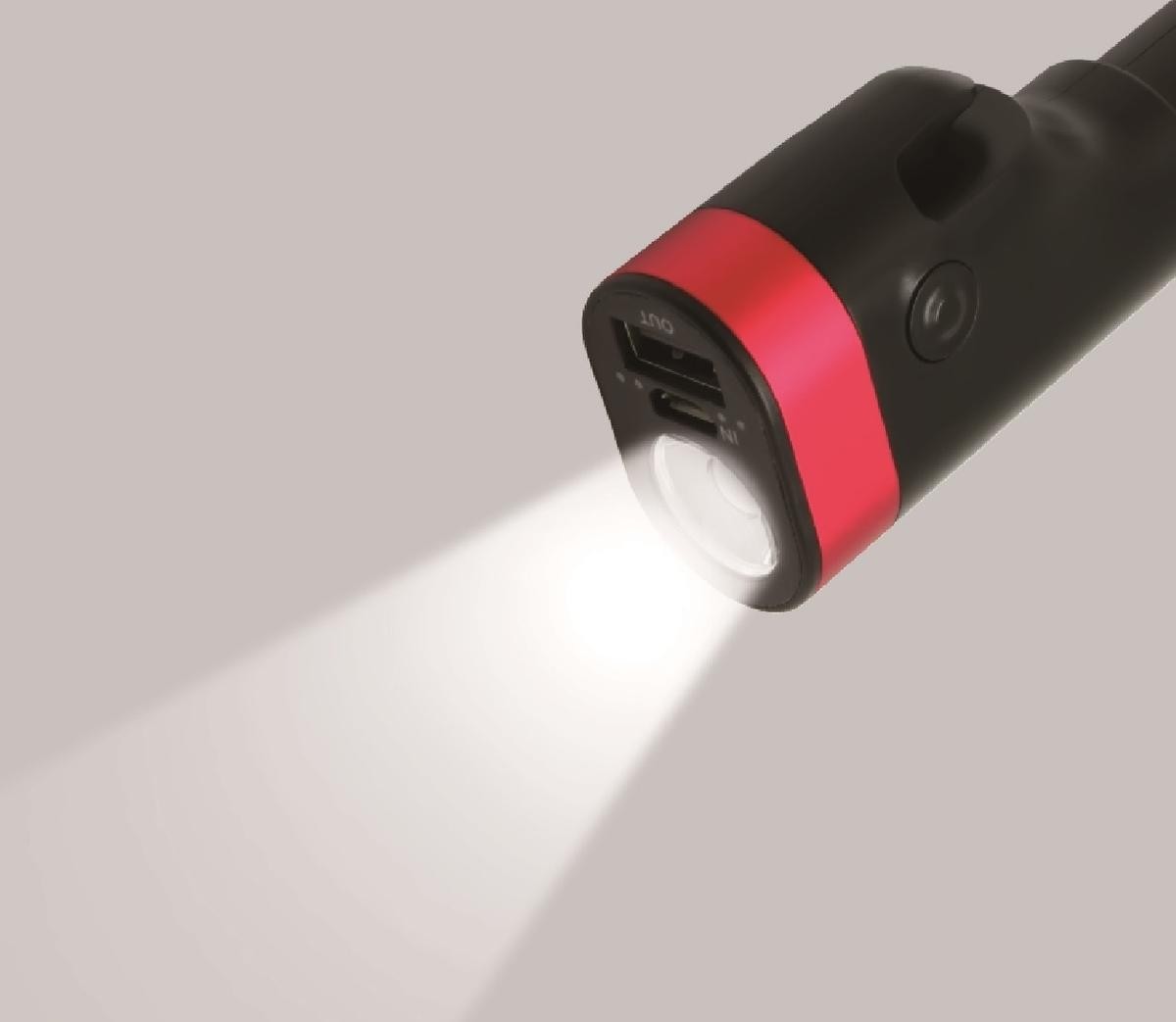 0161 ROCCO Nothammer mit Taschenlampe, mit Gurtschneider, weiß, Rot 0161  ❱❱❱ Preis und Erfahrungen