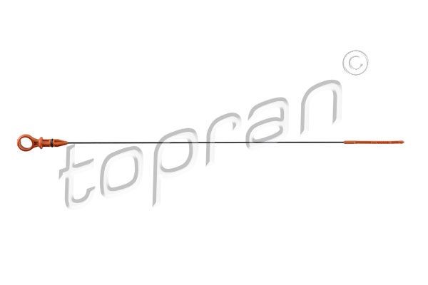 TOPRAN  723 518 Jauge d'huile orange, Matière plastique