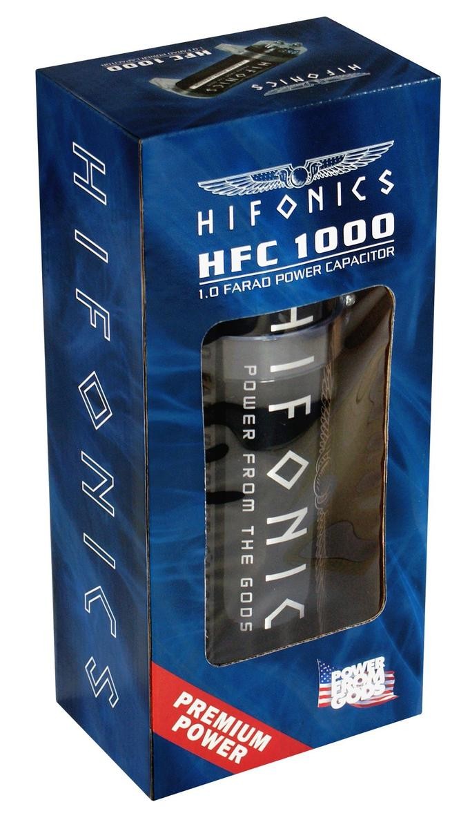 Kondensaattori autohifi HIFONICS HFC1000 luokitus