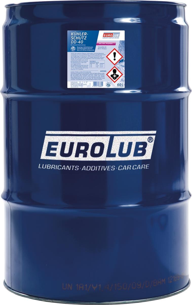 EUROLUB DD-40 838060 Antigelo Specificazione: ASTM D3306, BS 6580, CUNA NC 956-16, VAG G 013 A8J M1, VW TL 774 J