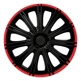 Gorecki Nero, 4 Racing Borchie per auto nero/rosso 2211184 14 Inch rosso/nero