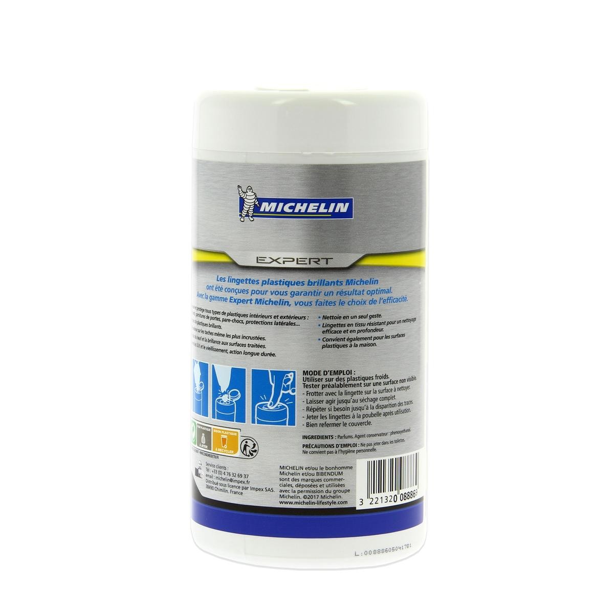 Salviette detergenti Michelin 008886 valutazione