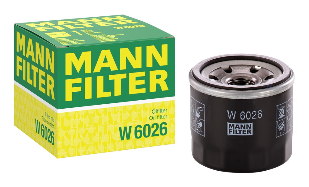 MANN-FILTER Öljynsuodatin Ruuvattava suodatin W 6026  SUZUKI,SWIFT V (AZ),IGNIS (MF),Celerio (LF)