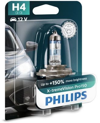 Glühlampe, Fernscheinwerfer 12342XVPB1 PHILIPS H4 in Original Qualität