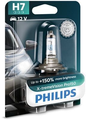 Glühlampe, Fernscheinwerfer 12972XVPB1 PHILIPS H7 in Original Qualität