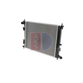 Radiador, refrigeración del motor Malla radiador: 500x369x16 con OEM número 25310-0U000