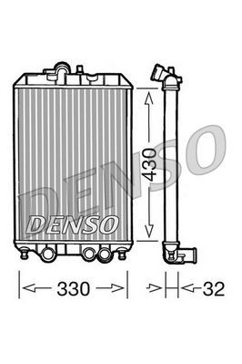 DENSO  DRM22002 Radiatore motore