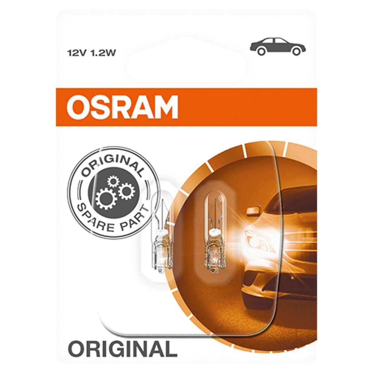 Glühlampe, Innenraumleuchte 2721-02B OSRAM 2721-02B in Original Qualität