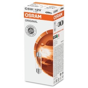 6418 OSRAM ORIGINAL LINE C5W Ampoule, feu éclaireur de plaque 12V 5W 35 mm,  C5W, SV8.5-8 C5W ❱❱❱ prix et expérience