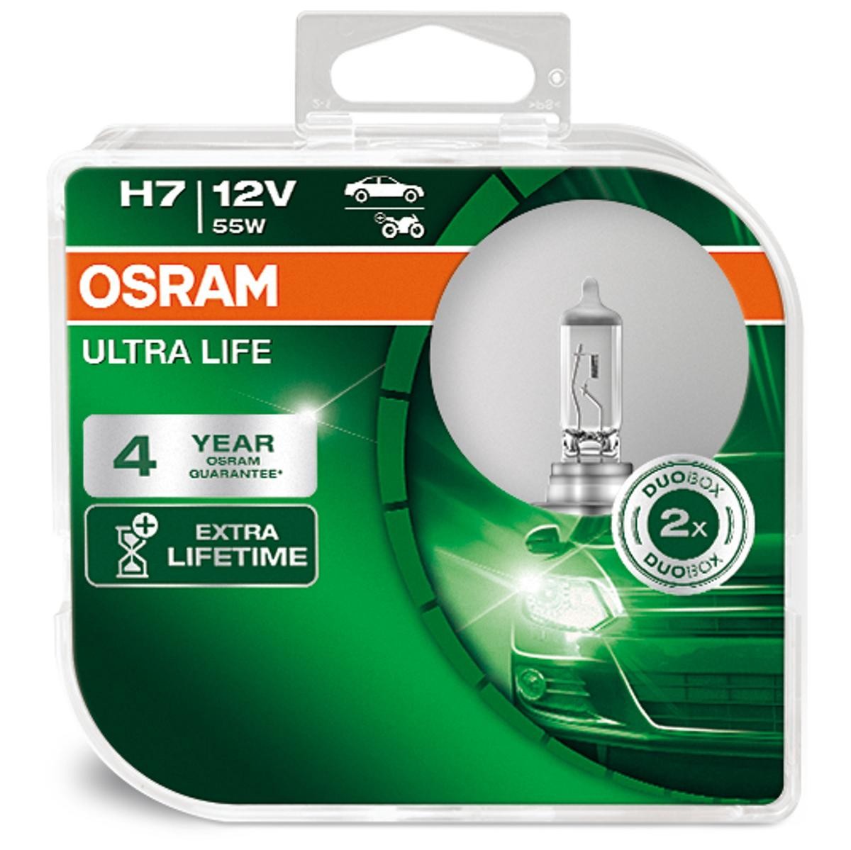 OSRAM Ampoule, projecteur longue portée 64210ULT-HCB FIAT,LANCIA,RENAULT,PUNTO 188,500 312,PANDA 169