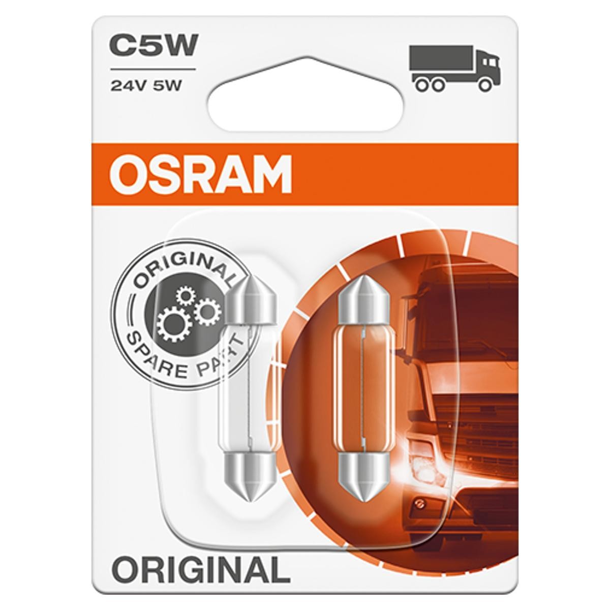Gloeilamp, kentekenplaatverlichting OSRAM 6423-02B expert kennis