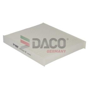 Filtro abitacolo 6Q0 820 367 DACO Germany DFC0200 VOLKSWAGEN, MERCEDES-BENZ, AUDI, FORD, SEAT