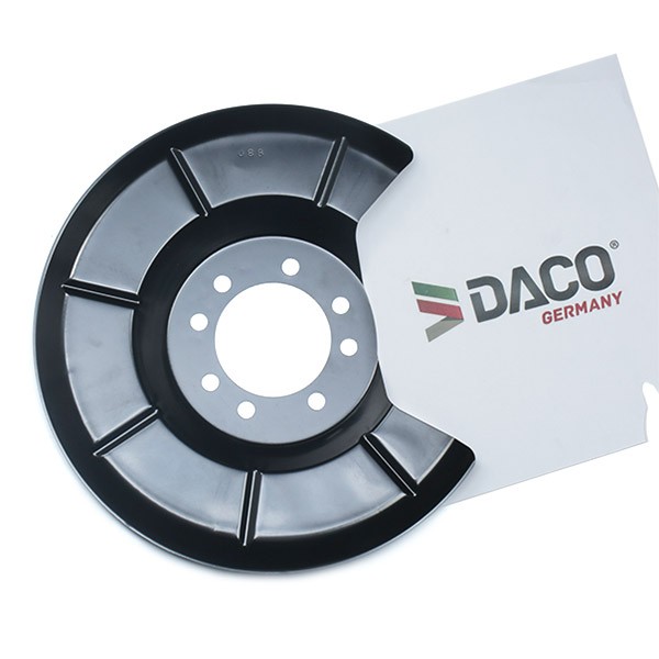 Image of DACO Germany Protezione Disco Freno Assale posteriore 611005 Lamiera Protezione Disco Freno,Lamiera Paraspruzzi Disco Freno FORD,MAZDA,VOLVO