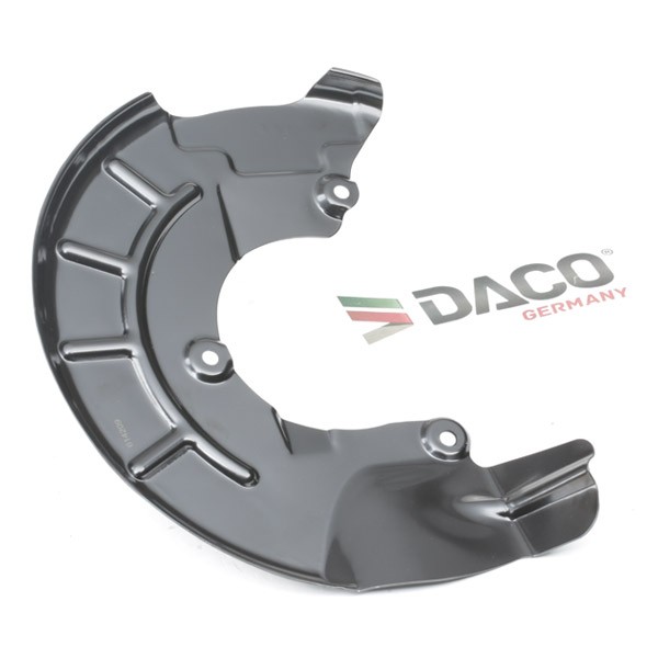 Image of DACO Germany Protezione Disco Freno Assale anteriore Dx 614209 Lamiera Protezione Disco Freno,Lamiera Paraspruzzi Disco Freno VW,AUDI,SKODA