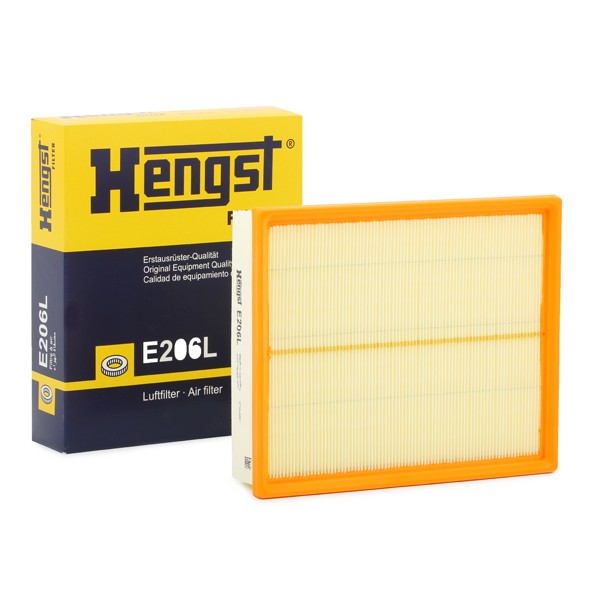 HENGST FILTER Filtre à Air E206L RENAULT,VW,SKODA,SAFRANE I B54_,PASSAT 3B3,GOLF II 19E, 1G1,PASSAT