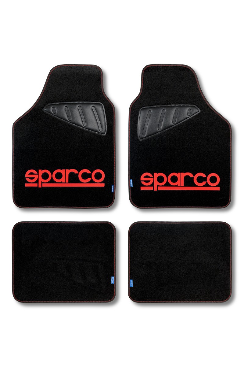 SPC1903 SPARCO Fußmatten Polyester, PVC, Latex, vorne und hinten