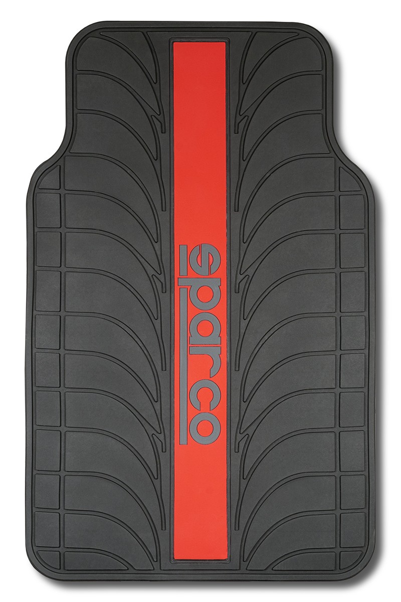 SPC1913RS SPARCO Fußmatten PVC, Latex, vorne und hinten, schwarz