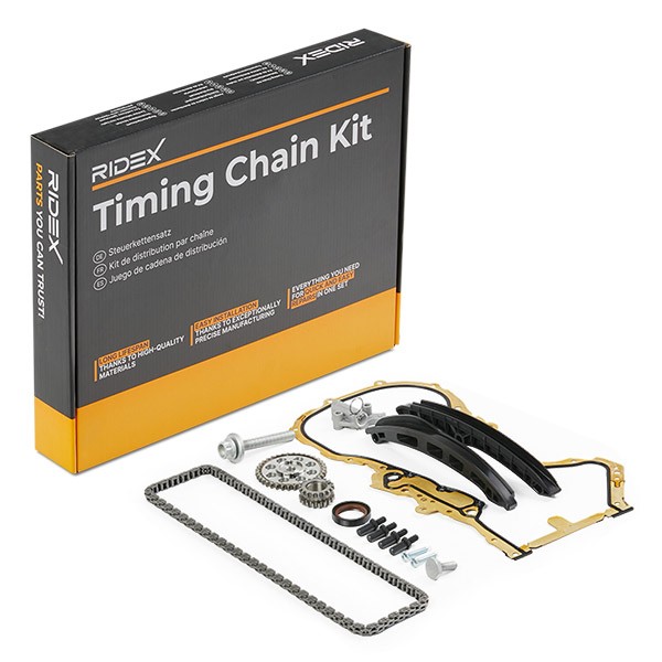 Image of RIDEX Kit catena distribuzione Catena chiusa 1389T2681 VW,AUDI,SKODA,Golf V Schrägheck (1K1),GOLF VI (5K1),TOURAN (1T1, 1T2),TIGUAN (5N_)009
