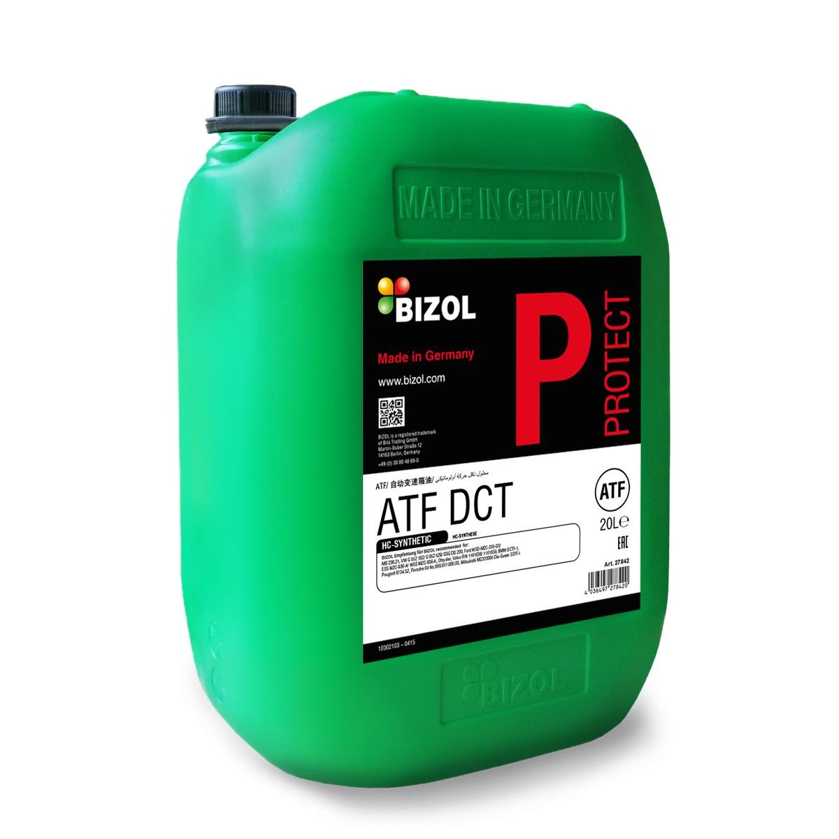 BIZOL Protect, ATF DCT 27842 Olio cambio automatico (ATF)