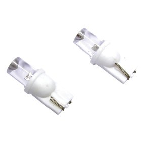 Bulb, indicator transparent, White 12V 5W, LED, T10 0740010