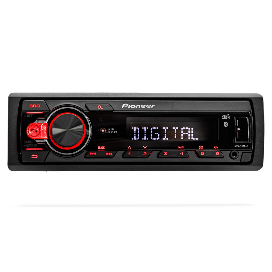 MVH-330DAB PIONEER Autoradio 1 DIN, Android, 12V, MP3, WMA, WAV