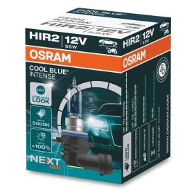 9012CBN OSRAM COOL BLUE INTENSE next Generation HIR2 Ampoule, projecteur  longue portée HIR2 12V 55W PX22d, 4200K, Halogène HIR2 ❱❱❱ prix et  expérience
