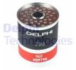 OEM Filtro carburante DELPHI HDF796