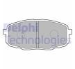 Hyundai Brzdový systém DELPHI Sada brzdových destiček, kotoučová brzda LP1819