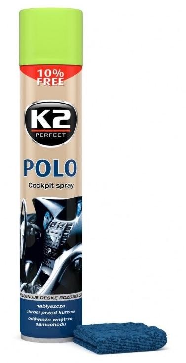 K2 Polo K407ZJ0 Detergente per materiale plastico + microfiber